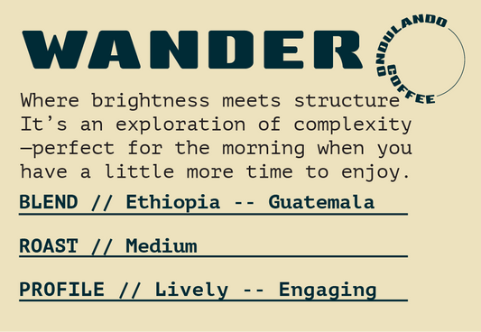 WANDER //Exploration Roast // 10 OZ BAG